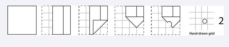 Draw a 4×4 grid on the provided scrap paper 2